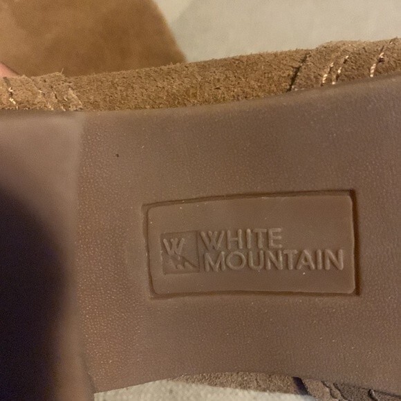 White Mountain Behari Women's Size 8.5 Brown Leather Slouchy Heeled Boots - Picture 10 of 13